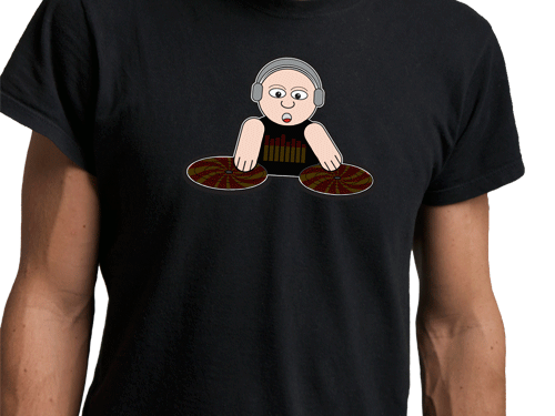 Μπλουζάκι T-Qualizer DJ Light-Up