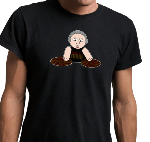 Μπλουζάκι T-Qualizer DJ Light-Up