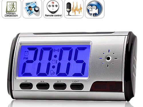 Μικροκάμερα σε επιτραπέζιο Ρολόι