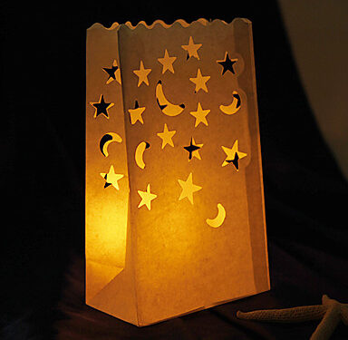 Χάρτινες Οικολογικές Σακούλες για Κεριά (10 τεμ.)