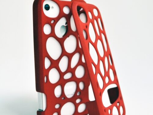 Freshfiber Διπλή Θήκη 3D Macedonia για iPhone 4/4S - Κόκκινο