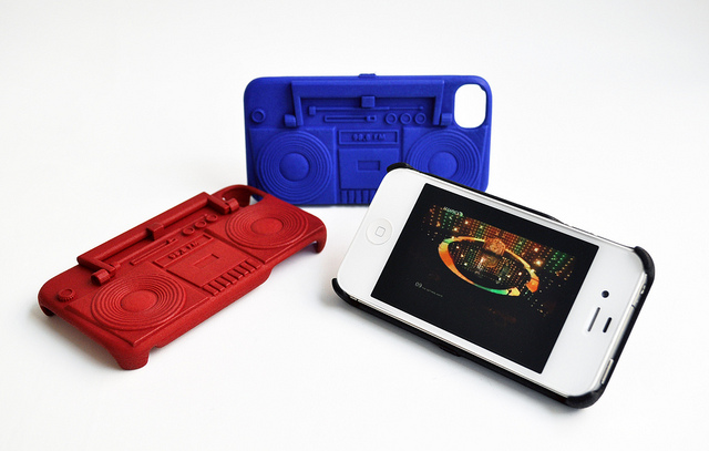 Freshfiber Θήκη και Βάση Κασετόφωνο για iPhone 4/4S - Μαύρο