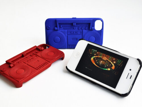 Freshfiber Θήκη και Βάση Κασετόφωνο για iPhone 4/4S - Κόκκινο