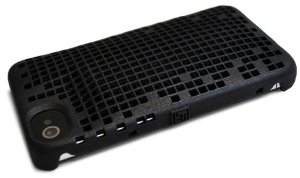 Freshfiber Θήκη Double Mesh για iPhone 4/4S - Μαύρο