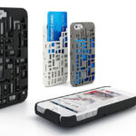 Freshfiber Θήκη Mondriaan με Υποδοχή Καρτών για iPhone 4/4S - Μαύρο