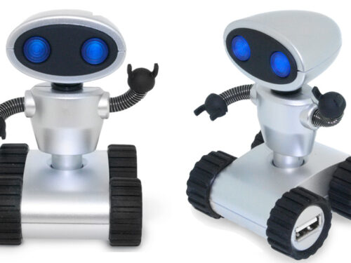 Robot USB Hub Ασημένιο