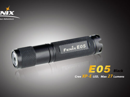 Fenix E05 LED Flashlight Black