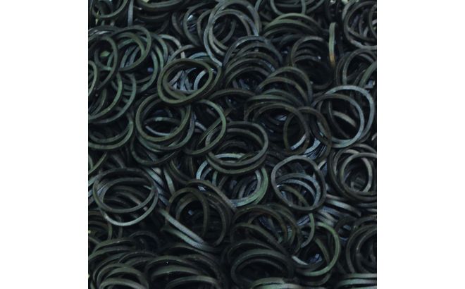 Μαύρα Λαστιχάκια για τον Αργαλειό Rainbow Loom