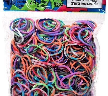 Πολύχρωμα Λαστιχάκια για τον Αργαλειό Rainbow Loom