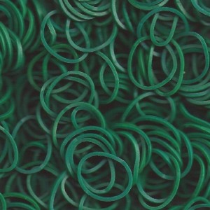 Σκούρα Πράσινα Λαστιχάκια για τον Αργαλειό Rainbow Loom