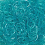 Τυρκουάζ Jelly Λαστιχάκια για τον Αργαλειό Rainbow Loom