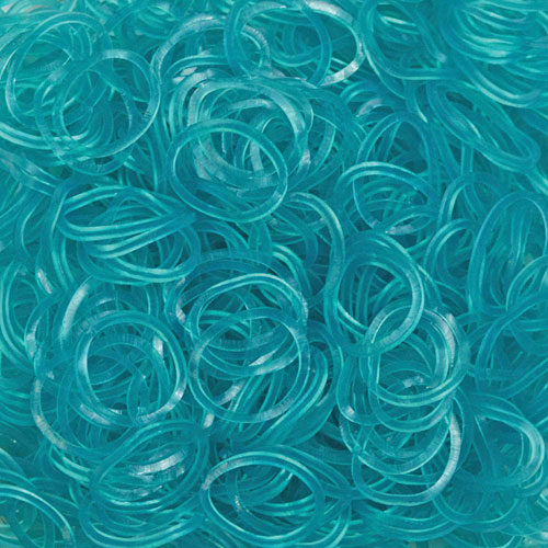 Τυρκουάζ Jelly Λαστιχάκια για τον Αργαλειό Rainbow Loom