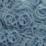 Μπλε Glitter Λαστιχάκια για τον Αργαλειό Rainbow Loom