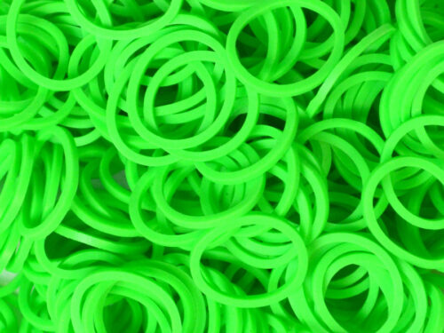 Πράσινα Neon Λαστιχάκια για τον Αργαλειό Rainbow Loom