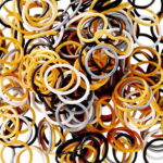 Μεταλλικά Χρωματιστά Λαστιχάκια για τον Αργαλειό Rainbow Loom