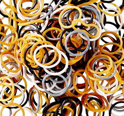 Μεταλλικά Χρωματιστά Λαστιχάκια για τον Αργαλειό Rainbow Loom