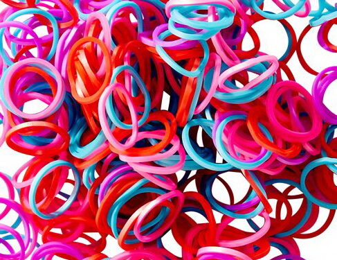 Mermaid Λαστιχάκια για τον Αργαλειό Rainbow Loom