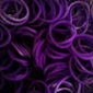 Σκούρα Μωβ Λαστιχάκια για τον Αργαλειό Rainbow Loom