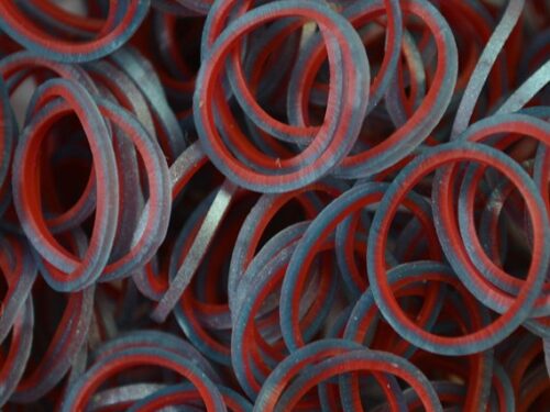 Medieval Κόκκινα Λαστιχάκια για τον Αργαλειό Rainbow Loom