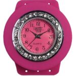 Loomey Time Ρολόι Ροζ με στρασάκια