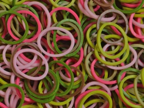Καμουφλάζ ροζ λαστιχάκια για τον αργαλειό Rainbow Loom