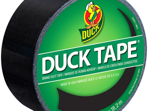 Duck Tape Big Rolls Black Night