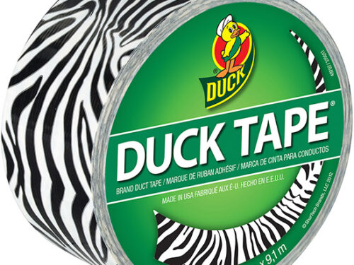 Duck Tape Big Rolls Stylish Zebra