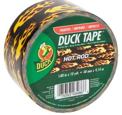 Duck Tape Big Rolls Flames