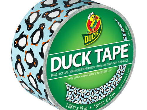 Duck Tape Big Rolls Print Penguin