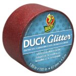 Duck Tape Big Rolls Glitter Red