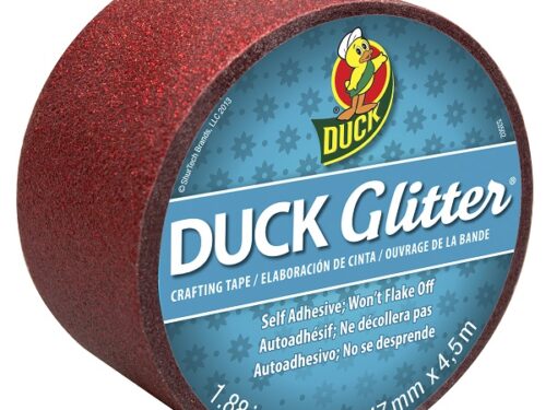 Duck Tape Big Rolls Glitter Red