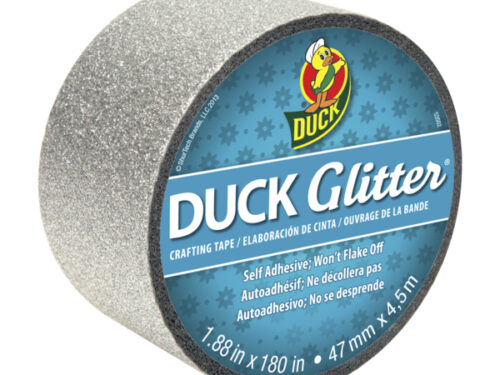 Duck Tape Big Rolls Glitter Silver