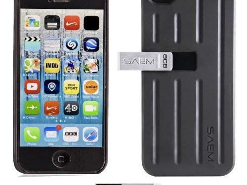 Θήκη Veho SAEM S7 για iPhone 5/5S με 8GB USB - Μαύρο