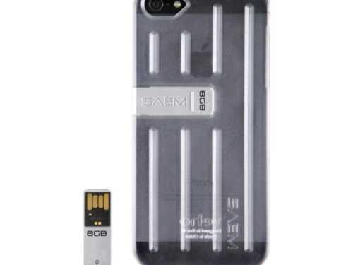 Θήκη Veho SAEM S7 για iPhone 5/5S με 8GB USB - Διάφανο