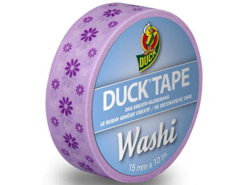 Duck Tape Washi Purple Flower