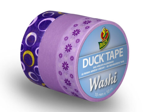 DuckTape Washi Purple Set - Σετ με τρεις μωβ ταινίες