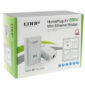 Untitled document Overview 1) Co-exists with HomePlug 1.0 (14/85mbps) 2) Stand-lone unit attaches directly to Broadband device and home power line network for seamless integration 3) Optimized for HD/SD cable