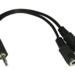 Untitled document * 1x 3.5 mm stereo jack plug to 2x 3.5mm stereo jack&nbsp;&nbsp;&nbsp;&nbsp;* Length: 20cm