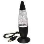 Untitled document Item DescriptionSmall USB lava lamp with sparkling silver confetti. After connecting to the USB port of your computer