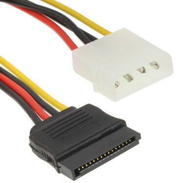 Untitled document 	   Overview :  		 	1) Now you can easily convert your 4-pin Molex power connector into a Serial ATA power connector.  2)  This handy adapter allows you power any SATA device without having to  purchase a new power supply with the much needed connectors!  3)  Simply plug the adapter into a free Molex power connector and you  instantly have the power for your SATA devices