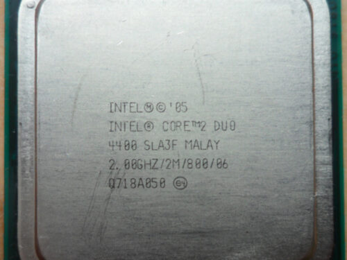 Untitled document INTEL SLA3F C2 Duo 2.0GHz/2M/800/ 775/ 4400 (tray refurbished)