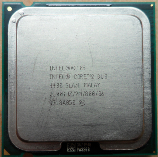 Untitled document INTEL SLA3F C2 Duo 2.0GHz/2M/800/ 775/ 4400 (tray refurbished)