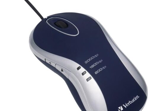 LASER DESKTOP MOUSE BLUE