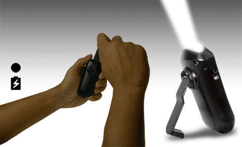 Αυτοφορτιζόμενος Φακός και Φορτιστής Κινητού