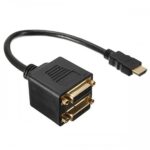 Untitled document Adapter DeTech HDMI to 2 F DVI 24+1