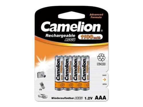 Untitled document Product Description :Battery Camelion AAA 1100mAH (4 Pcs)Specifications :NiMH Micro Batteries
