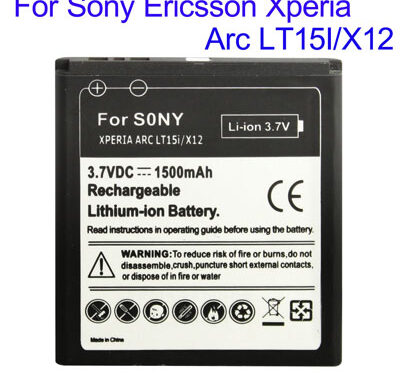 <?xml version="1.0" encoding="utf-8"?> <!DOCTYPE html PUBLIC "-//W3C//DTD XHTML 1.0 Transitional//EN" "http://www.w3.org/TR/xhtml1/DTD/xhtml1-transitional.dtd"> <html lang="en" xml_lang="en"> <head> <title>Untitled document</title> <meta http-equiv="Content-Type" content="text/html; charset=utf-8" /> </head> <body> <h3>Overview :<br /></h3> <strong>1)</strong><em> Sony Ericsson Standard Battery </em><br /><strong><br />2) </strong>Battery Type: <strong>Li-Polymer </strong><br /><strong><br />3)</strong> Condition: <strong>Brand New </strong><br /><br /><strong>4) </strong>Voltages: <strong>3.7V </strong><br /><br /><strong>5)</strong> Capacity:<strong> 1500mAh </strong> </body> </html>