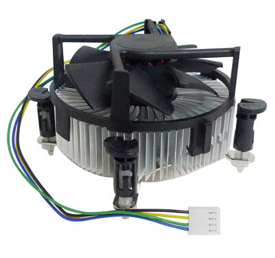 Untitled document Overview : 1) 775 CPU fan 2) Bearing Type: Sleeve Bearing 3) Rated Voltage: 12V DC 4) Operating voltage range: 5-13.8 (V) DC 5) Rated Input Power: 1.2W 6) Acoustical Noise: 11 &plusmn;10% (dB) 7) Speed (R.P.M): 2600&plusmn;10%RPM 8) Maximum Air Flow: 17CFM 9) Weight: 186g