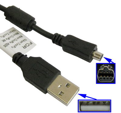 <?xml version="1.0" encoding="utf-8"?> <!DOCTYPE html PUBLIC "-//W3C//DTD XHTML 1.0 Transitional//EN" "http://www.w3.org/TR/xhtml1/DTD/xhtml1-transitional.dtd"> <html lang="en" xml_lang="en"> <head> <title>Untitled document</title> <meta http-equiv="Content-Type" content="text/html; charset=utf-8" /> </head> <body> <h3>Overview :<br /></h3> <strong>1)</strong> <u>High Quality cable</u> with <u>molded connectors. </u><br /><strong><br />2)</strong> Compatible with Nikon Coolpix : <strong>5700/ 5000/ 4500/ 4300/ 995/ 990/ 885/ 800 </strong><br /><strong><br />3)</strong> Length:<strong> 1.4M </strong> </body> </html>