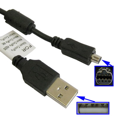 <?xml version="1.0" encoding="utf-8"?> <!DOCTYPE html PUBLIC "-//W3C//DTD XHTML 1.0 Transitional//EN" "http://www.w3.org/TR/xhtml1/DTD/xhtml1-transitional.dtd"> <html lang="en" xml_lang="en"> <head> <title>Untitled document</title> <meta http-equiv="Content-Type" content="text/html; charset=utf-8" /> </head> <body> <h3>Overview :<br /></h3> <strong>1)</strong> <u>High Quality cable</u> with <u>molded connectors. </u><br /><strong><br />2)</strong> Compatible with Nikon Coolpix : <strong>5700/ 5000/ 4500/ 4300/ 995/ 990/ 885/ 800 </strong><br /><strong><br />3)</strong> Length:<strong> 1.4M </strong> </body> </html> Untitled document Overview : 1) High Quality cable with molded connectors. 2) Compatible with Nikon Coolpix : 5700/ 5000/ 4500/ 4300/ 995/ 990/ 885/ 800 3) Length: 1.4M